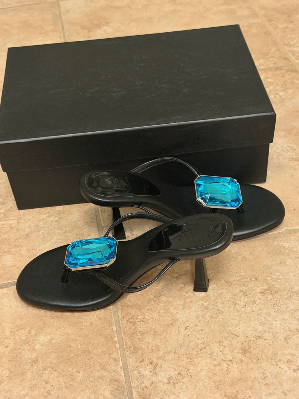 AAJ By AMINAH women’s Janet Gem Heel Sandal